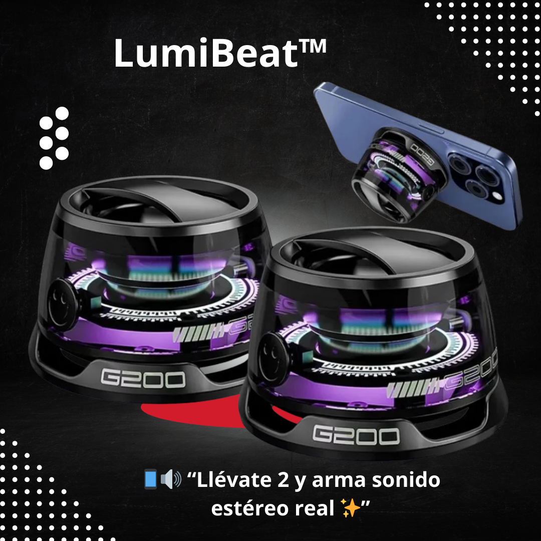 🎶 LumiBeat™ – Sonido Potente y Luces que te Acompañan