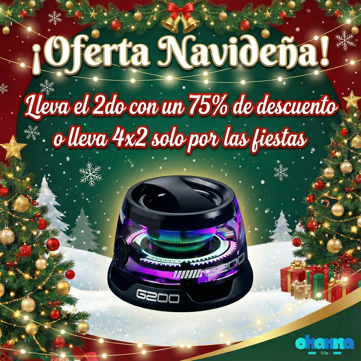 🎶 LumiBeat™ – Sonido Potente y Luces que te Acompañan