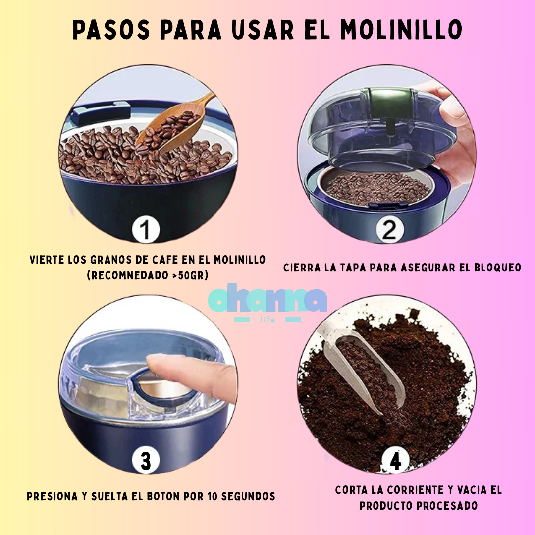 Molinillo portátil multiuso