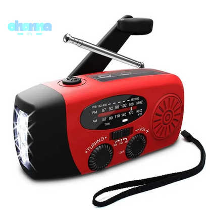 Linterna Radio Multifuncional de Emergencia