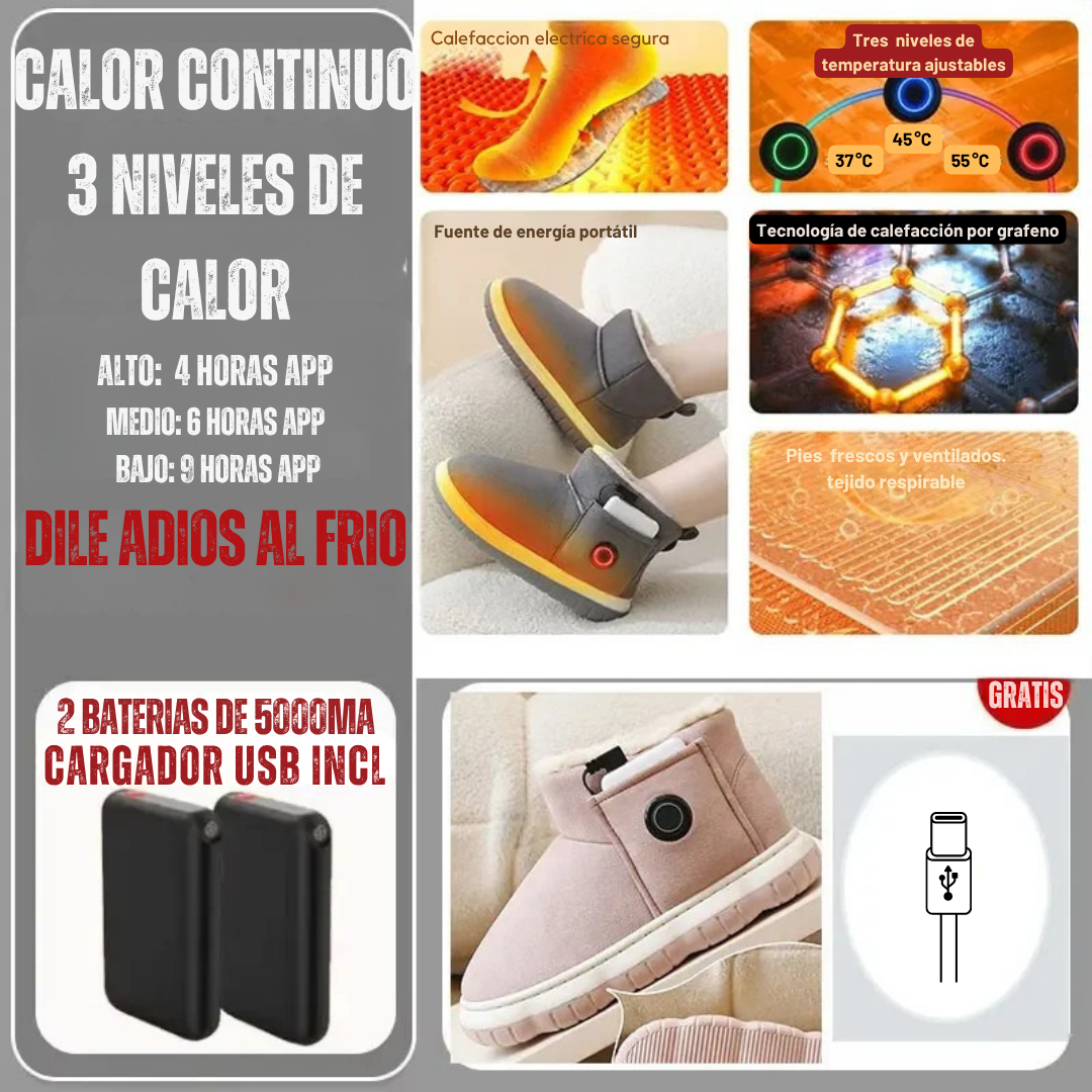 ThermoBoots™ – Pantubotas térmicas a bateria