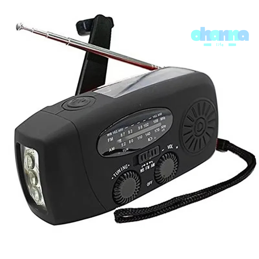 Linterna Radio Multifuncional de Emergencia