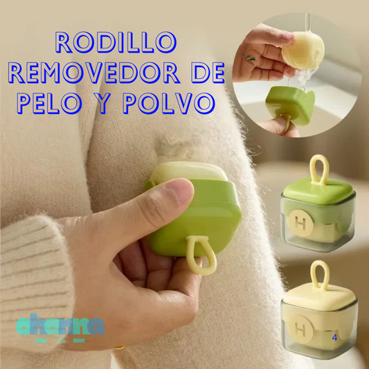 Rodillo removedor de pelo y polvo