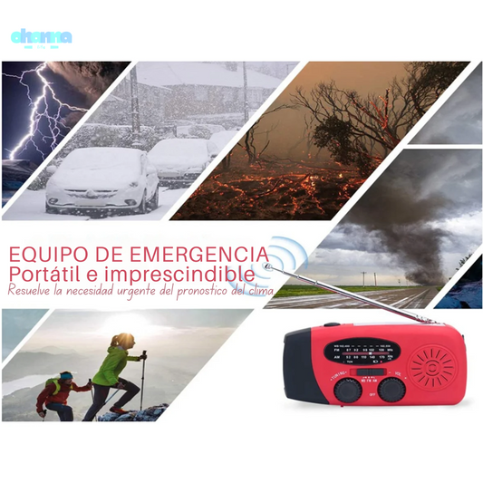 Linterna Radio Multifuncional de Emergencia