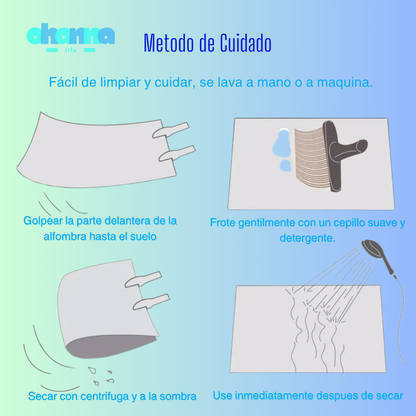 Alfombra redonda con diseño para decoración de dormitorio