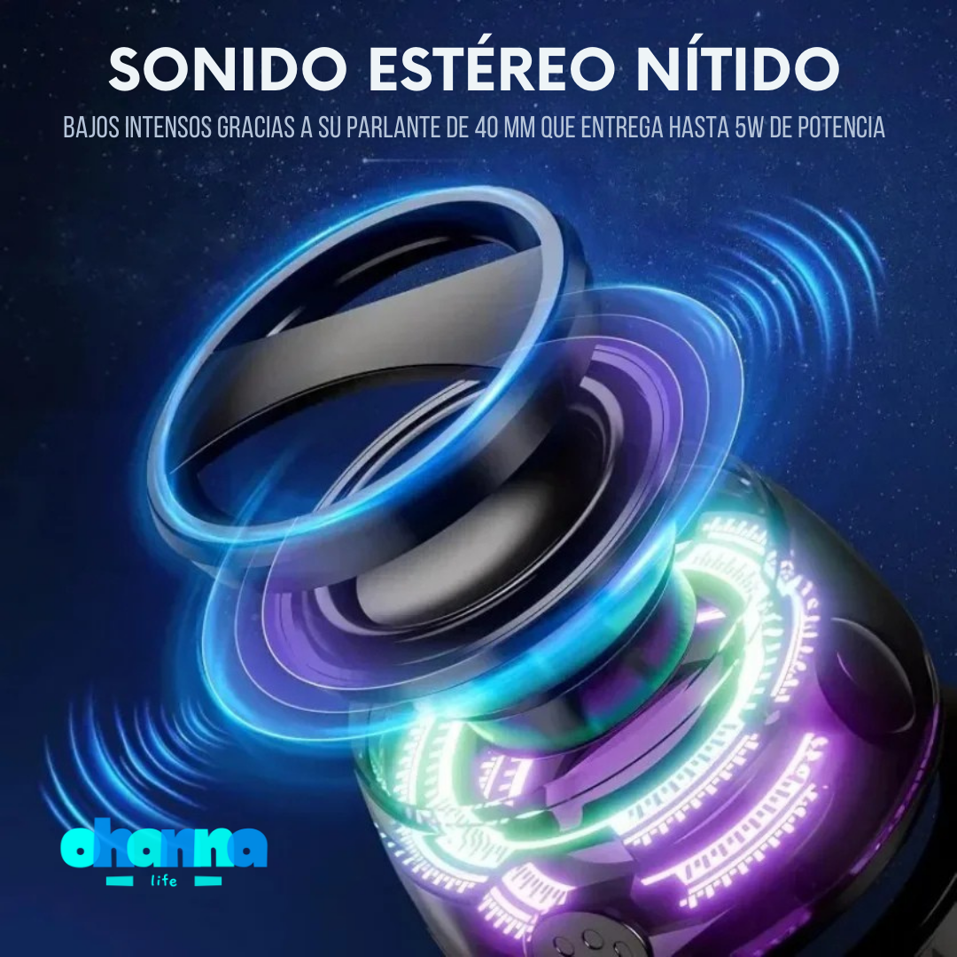 🎶 LumiBeat™ – Sonido Potente y Luces que te Acompañan