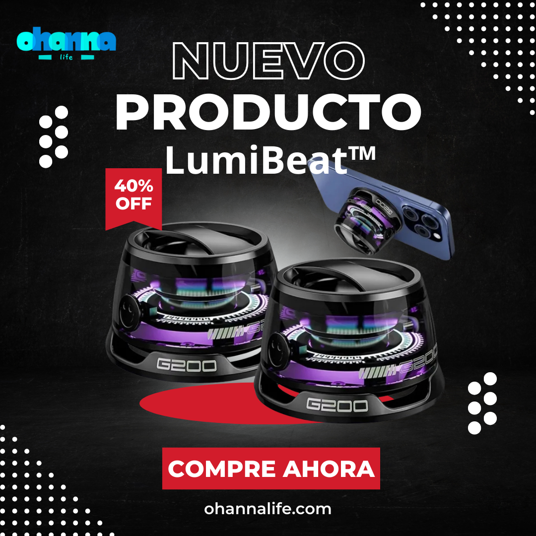 🎶 LumiBeat™ – Sonido Potente y Luces que te Acompañan