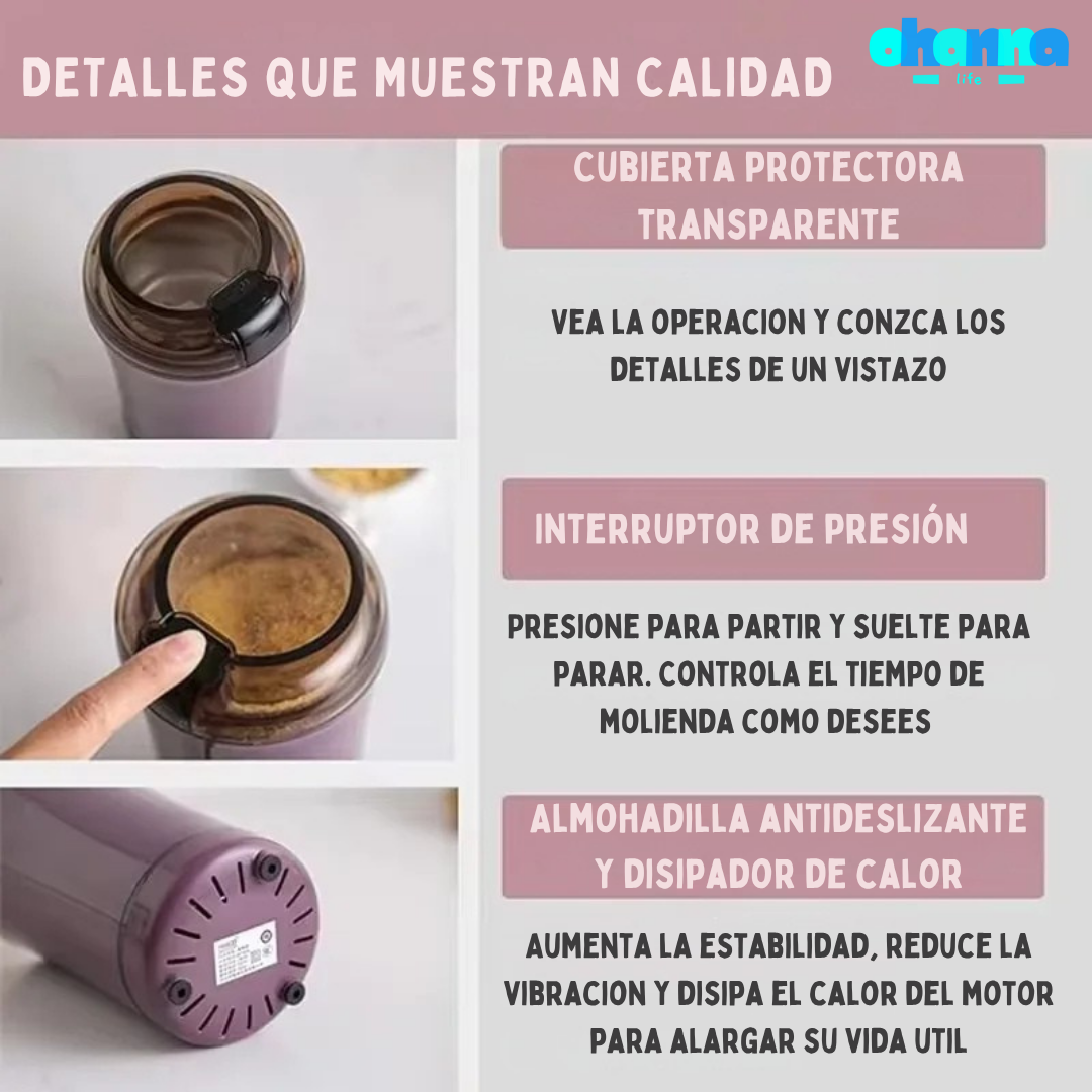 Molinillo portátil multiuso