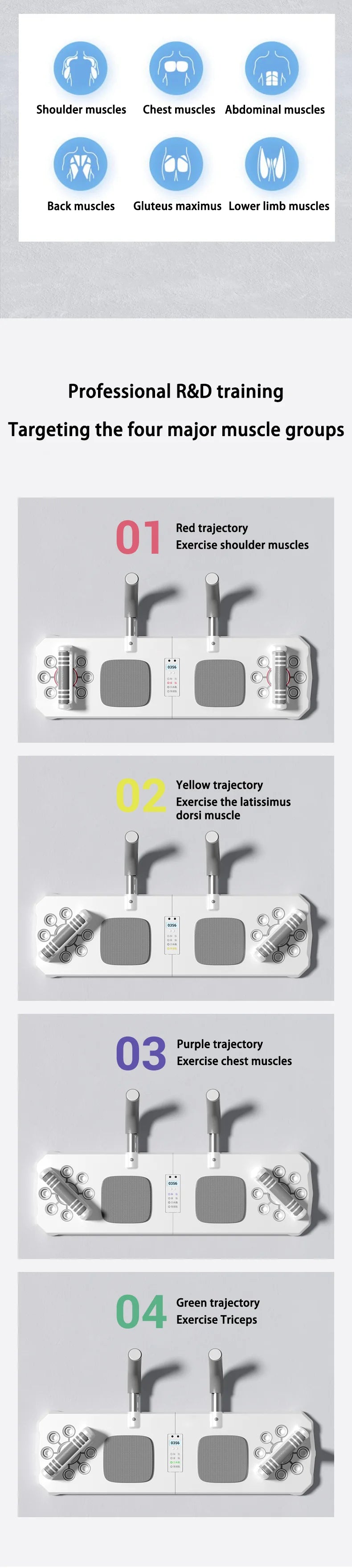 Placa de flexiones multifuncional