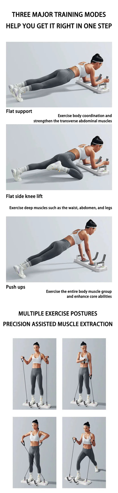 Placa de flexiones multifuncional