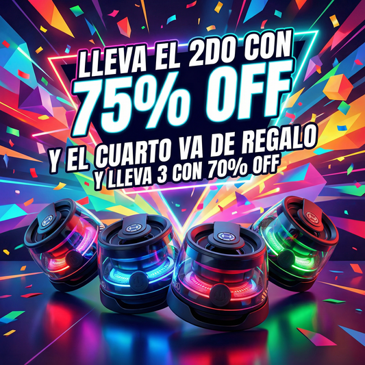 🎶 LumiBeat™ – Sonido Potente y Luces que te Acompañan