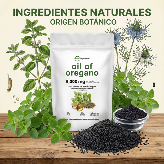 Aceite De Orégano 6000 Mg 60 capsulas
